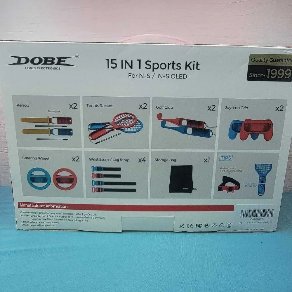 DOBE 15 In 1 Sports Kit Accessories For Nintendo Switch N-S OLED New